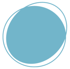 sphère couleur bleu, représentant les parties protectrices